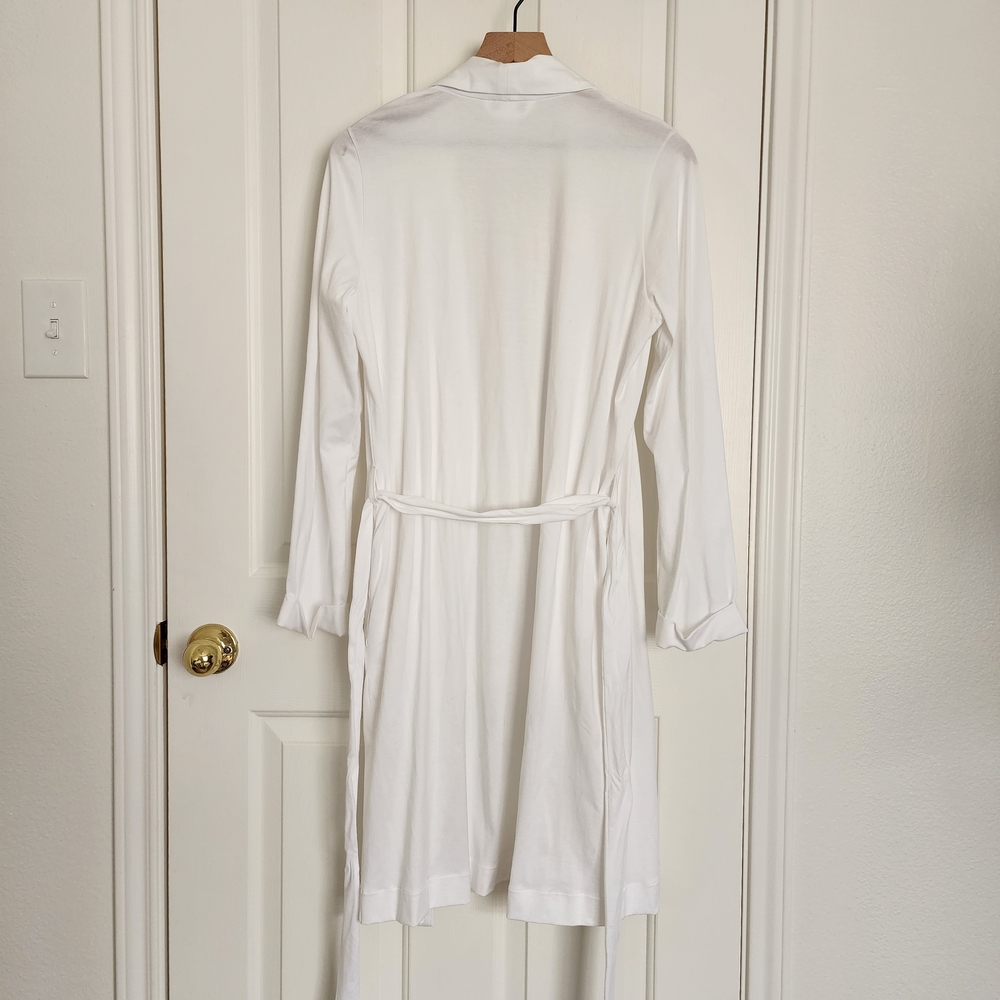 Hanro White Long Sleeve Cardigan - Picture 7 of 8